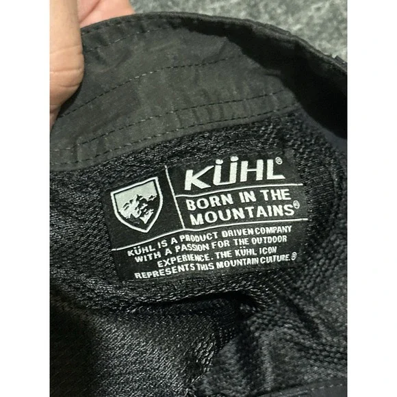 Kuhl Mens Chino Pants 30x32 Dark Grey Nylon Blend Hiking Zipper Pockets Trail - Picture 4 of 8